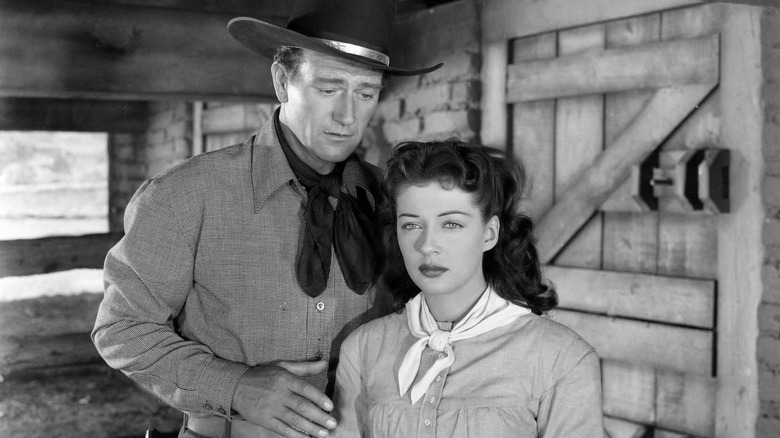 John Wayne and Gail Russell in Angel and the Badman