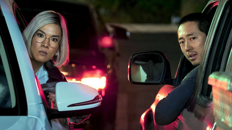 மாட்டிறைச்சி - ஆமி மற்றும் டேனி அவர்களின் காரில், ஒருவரையொருவர்