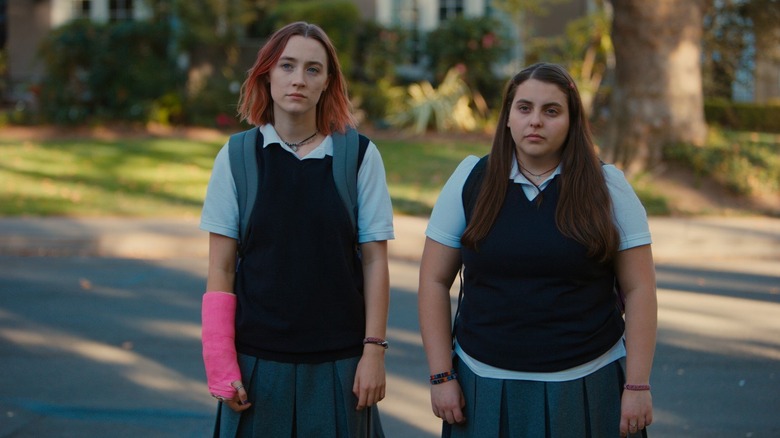 Lady Bird Saoirse Ronan and Beanie Feldstein 