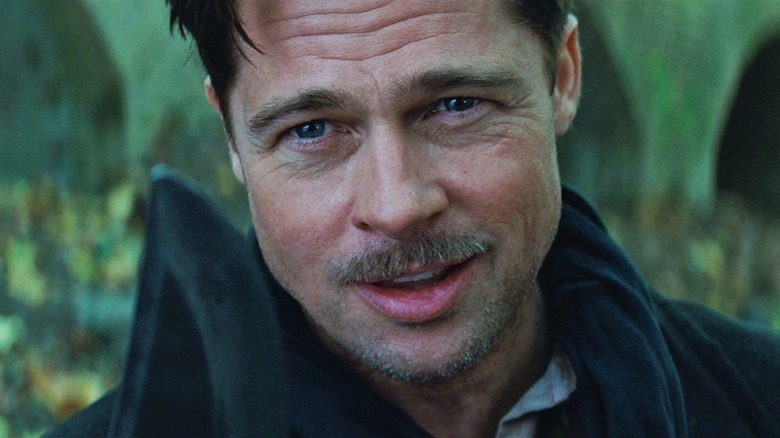 Brad Pitt is about to get a scalp as Lieutenant Aldo Raine in Inglourious Basterds