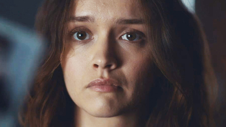Olivia Cooke's Emma Ryerson is seen in closeup in Little Fish