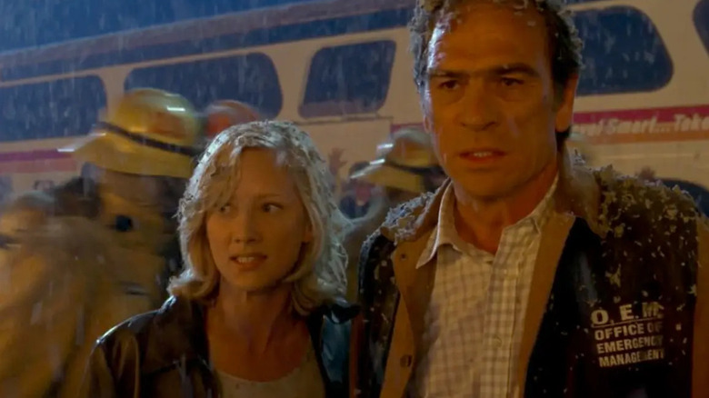 Amy and Mike standing next to each other in Volcano