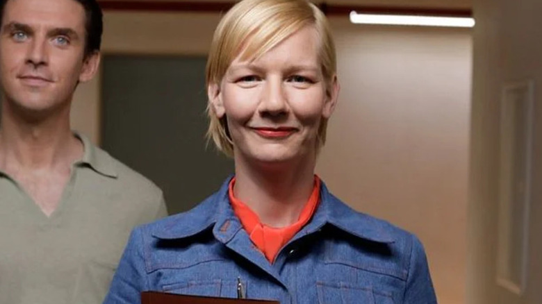 The Employee with Tom behind her in I'm Your Man