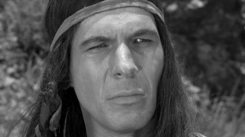 Leonard Nimoy's Anko is seen in closeup in Rawhide