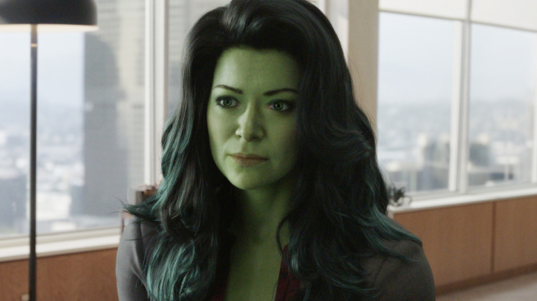 She-Hulk listening attentively in She-Hulk: Attorney at Law