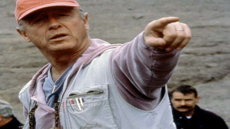 Director Tony Scott on set