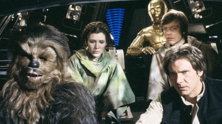 Return of the Jedi shuttle cockpit cast