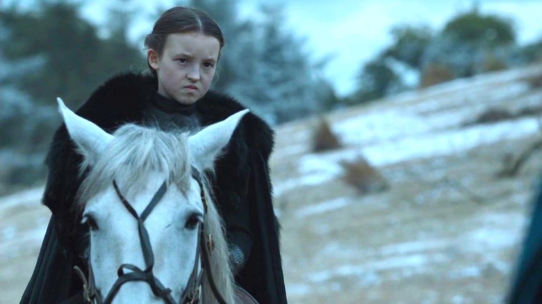 Bella Ramsey as Lyanna Mormont on Game of Thrones