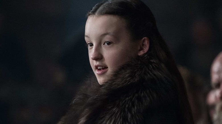 Bella Ramsey as Lyanna Mormont on Game of Thrones