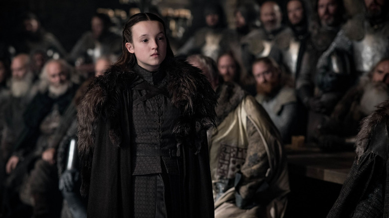 Bella Ramsey as Lyanna Mormont on Game of Thrones