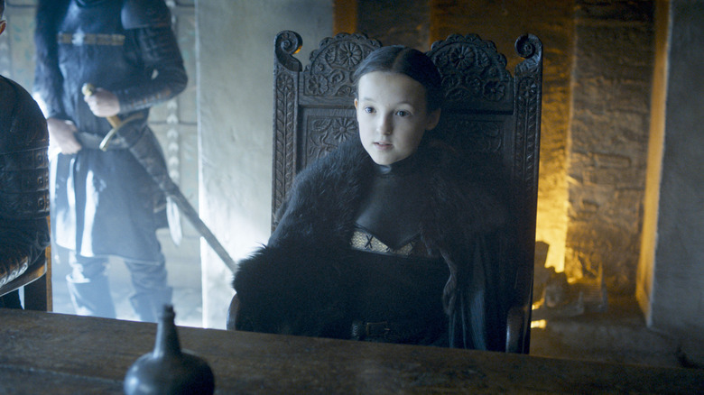 Bella Ramsey as Lyanna Mormont on Game of Thrones