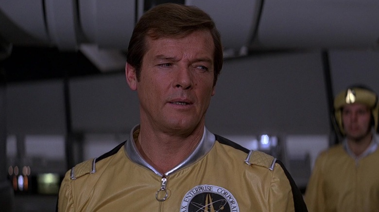 James Bond in a space suit in Moonraker