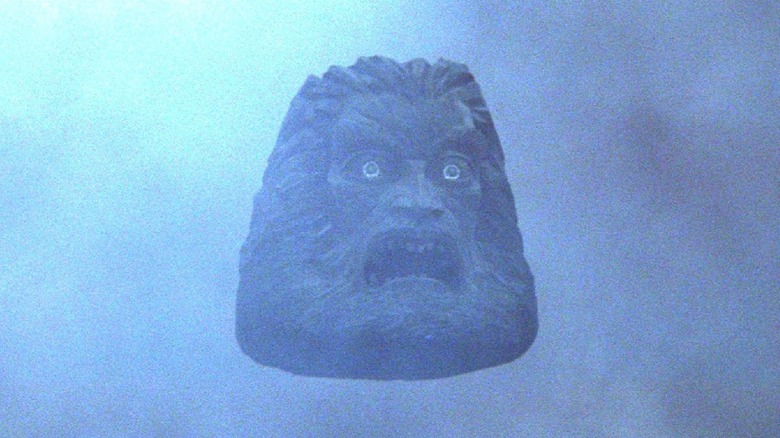 The floating head of Zardoz in Zardoz