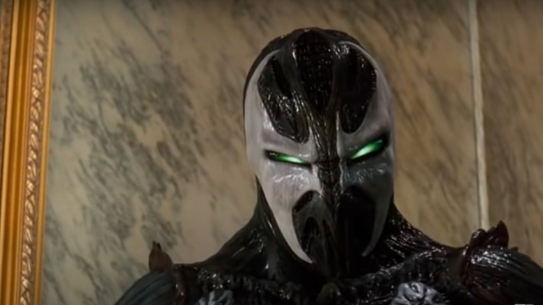 Spawn glowers in close-up