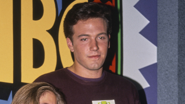 American actress Vanessa Lee Evigan and American actor Ben Affleck attend the NBC-TV Summer Press Tour at the Universal Hilton Hotel in Universal City, California, 21st July 1993. Evigan and Affleck were promoting their NBC drama 'Against the Grain'.