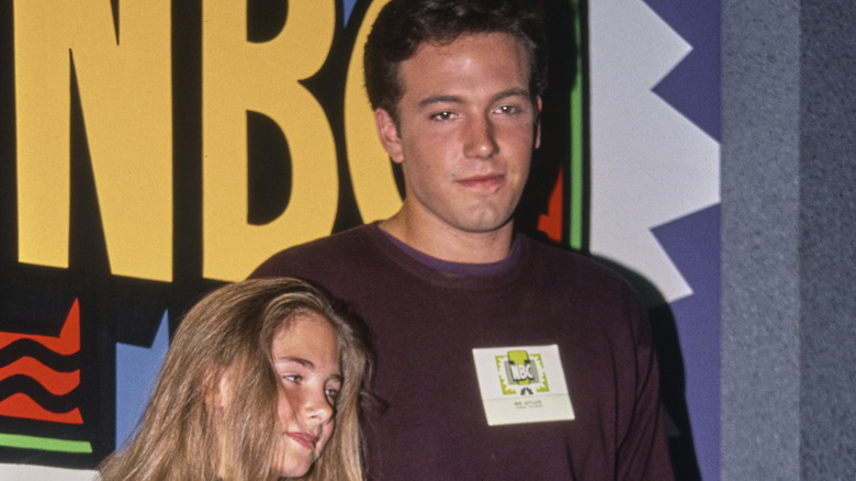 American actress Vanessa Lee Evigan and American actor Ben Affleck attend the NBC-TV Summer Press Tour at the Universal Hilton Hotel in Universal City, California, 21st July 1993. Evigan and Affleck were promoting their NBC drama 'Against the Grain'.