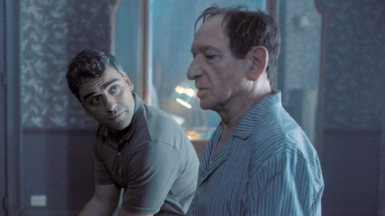 Oscar Isaac and Ben Kingsley in Operation Finale 