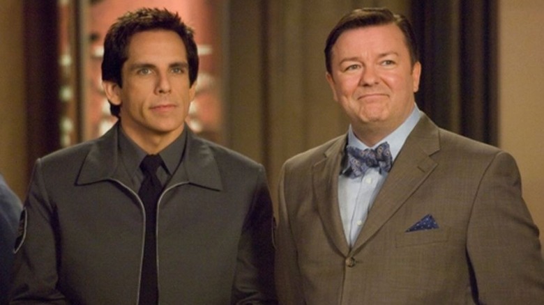 Larry and Dr. McPhee look spiffy in Night at the Museum: Battle of the Smithsonian