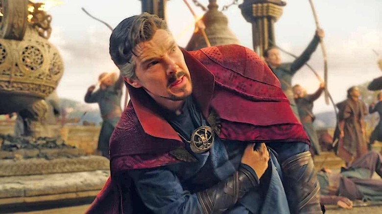 Benedict Cumberbatch as Doctor Strange in Doctor Strange in the Multiverse of Madness