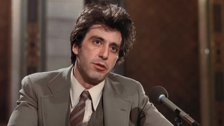 An emotional Arthur Kirkland (Al Pacino) speaks in court in ...And Justice for All