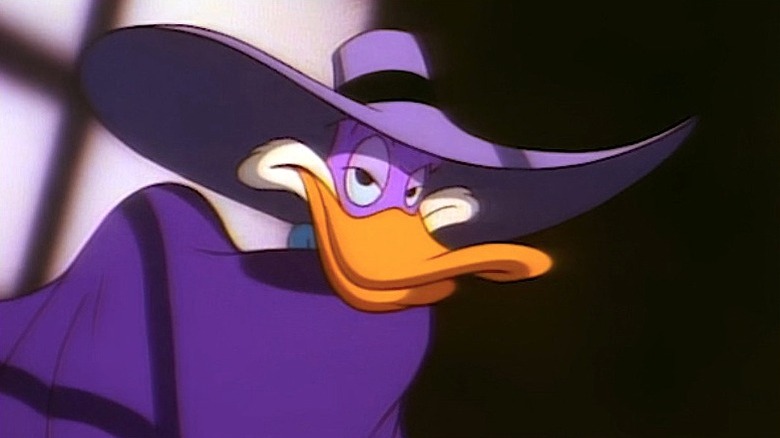 Darkwing Duck smirking