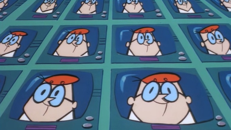 Dexter chasing Dee Dee