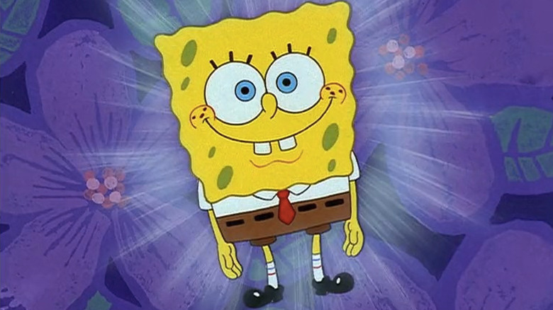 SpongeBob SquarePants smiling