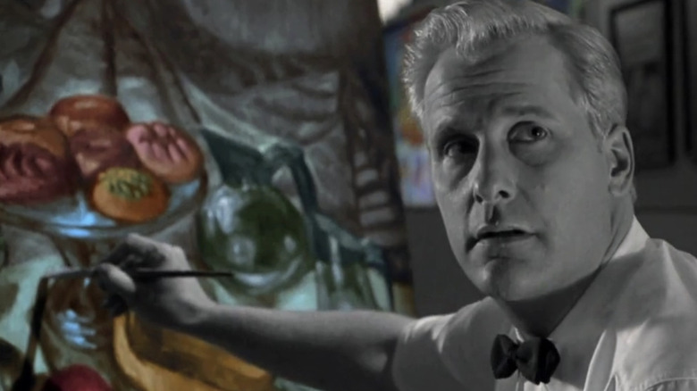Jeff Daniels as Bill Johnson painting in Pleasantville