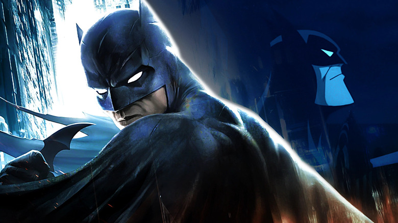 Batman from The Dark Kngiht Returns and Batman from Mask of the Phantasm