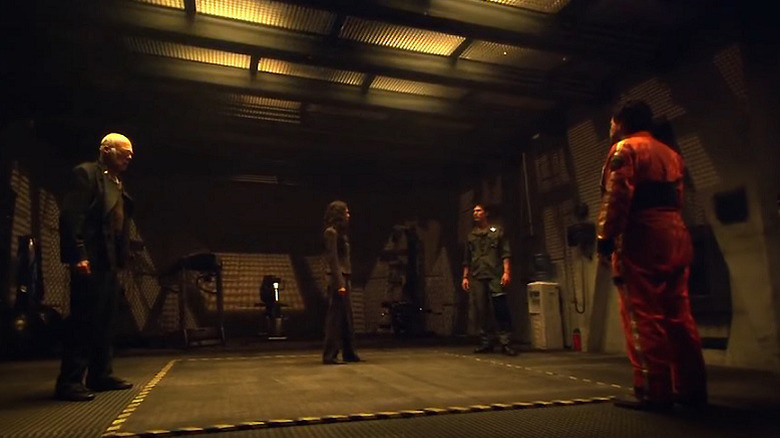 Battlestar Galactica's five cylons meet