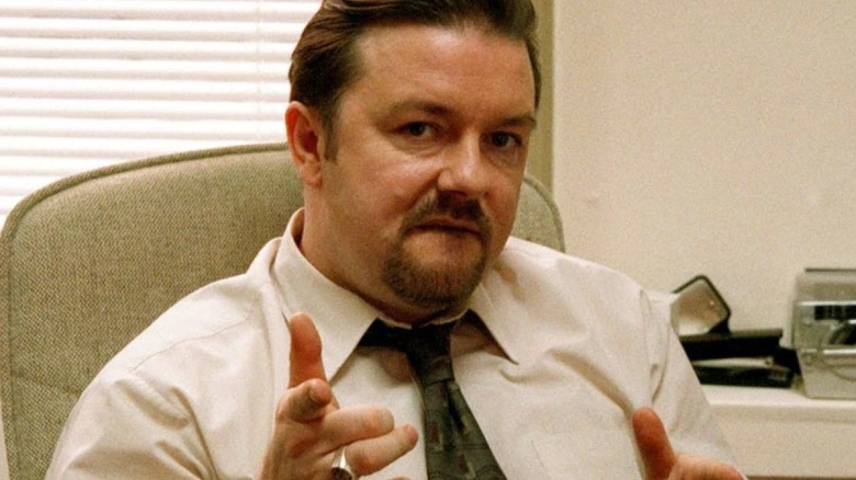 Ricky Gervais as David Brent in The Office