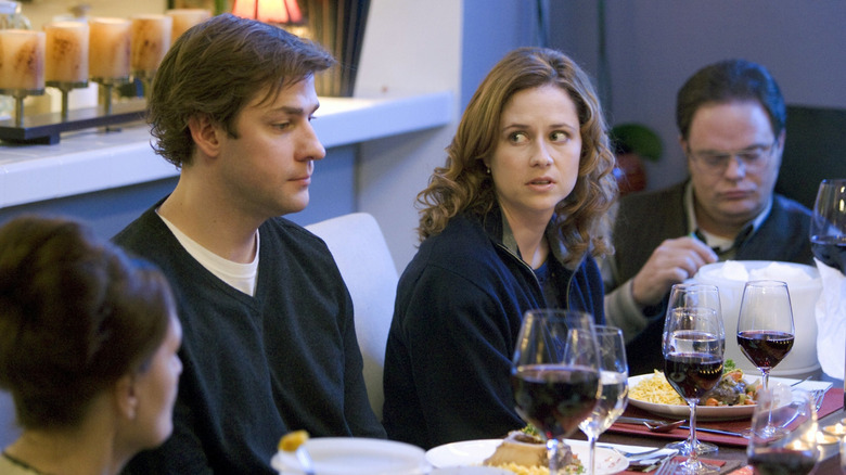 The Office Dinner Party Jim and Pam