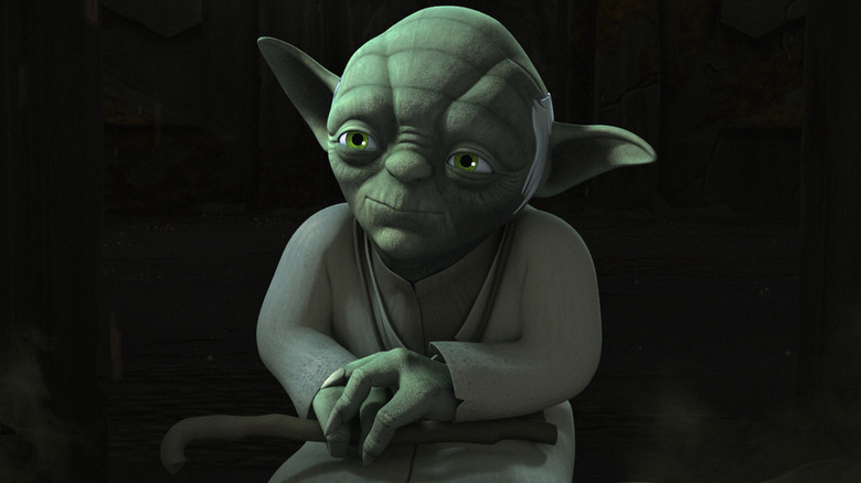 Yoda smiling