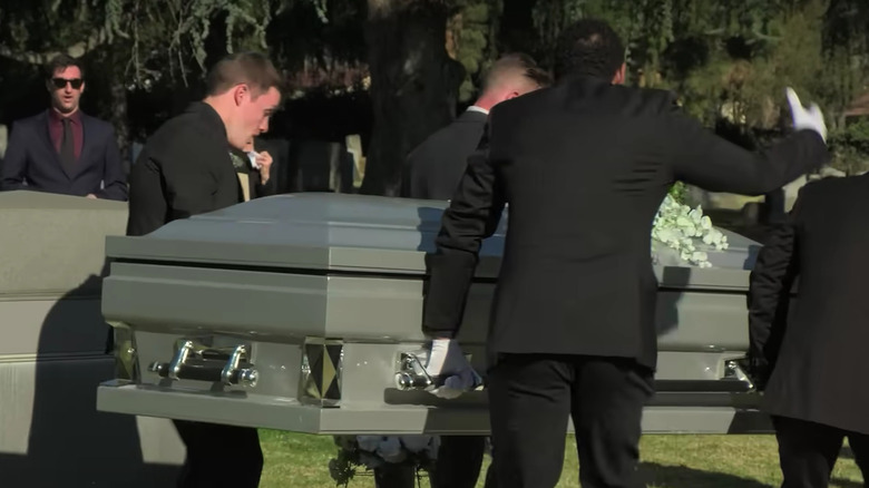 A signature scene from Coffin Flop, as shown on I Think You Should Leave
