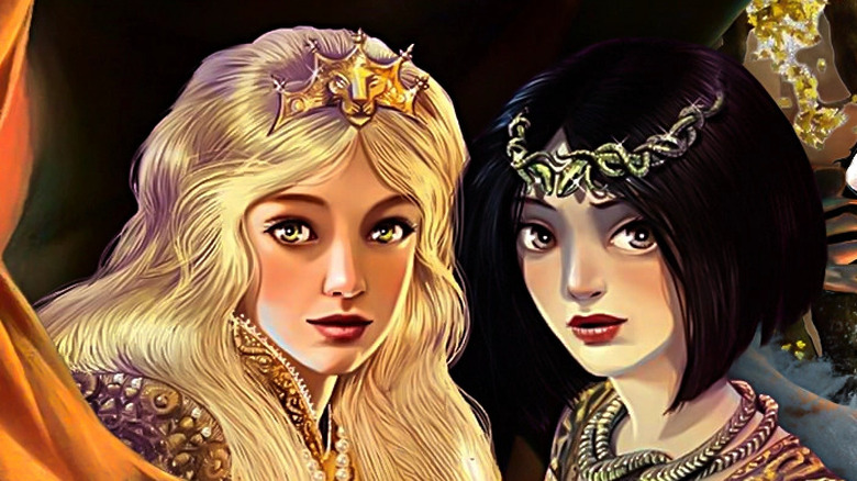 Sophie and Agatha from the School for Good and Evil