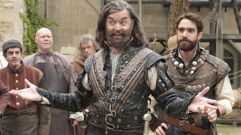King Richrd looking dandyish in Galavant