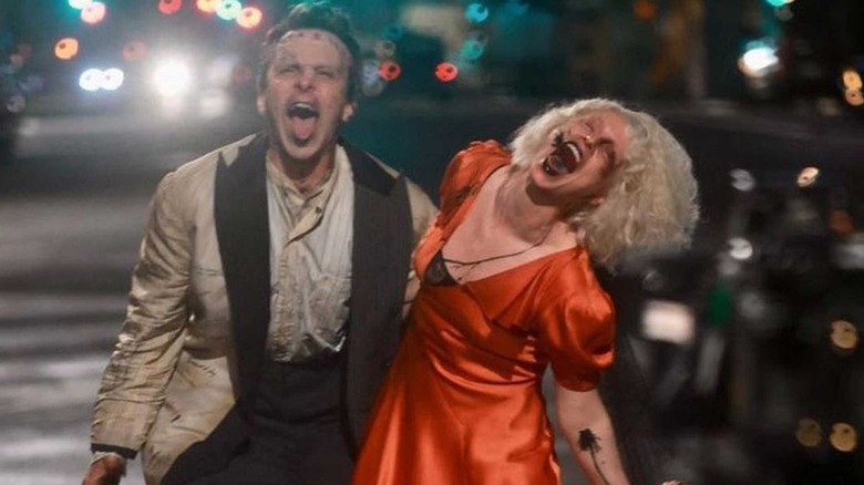 Frank and The Bride strut their stuff in The Bride!