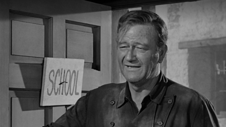 John Wayne as Tom Doniphon in The Man Who Shot Liberty Valance