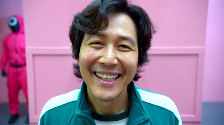 Gi-hun (Lee Jung-jae) in Squid Game