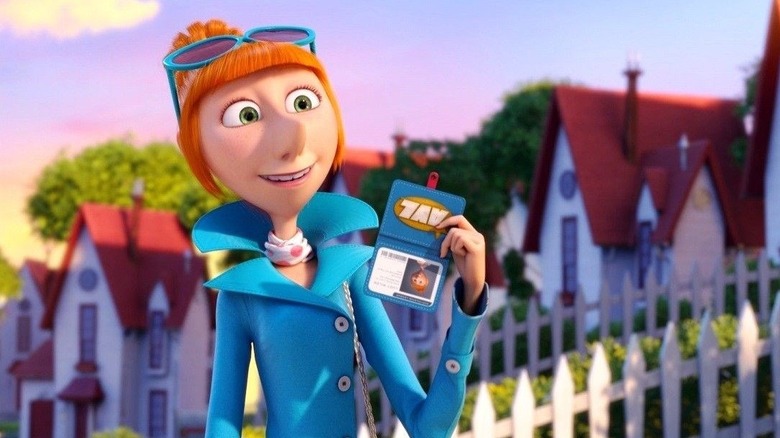 Animated redhead voiced by Kristen Wiig in Despicable Me 2