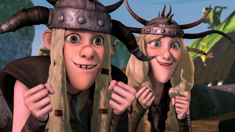 Tuffnut and Ruffnut in How To Train Your Dragon