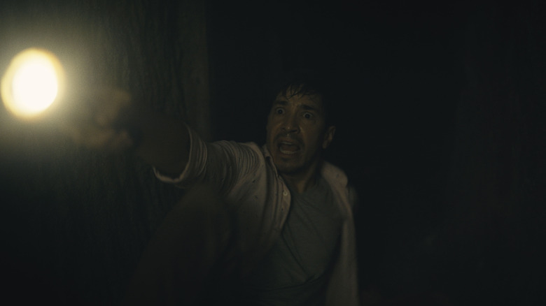 Barbarian Justin Long basement 
