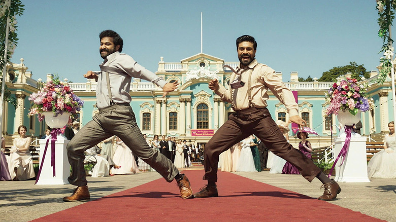 N. T. Rama Rao Jr. and Ram Charan in RRR