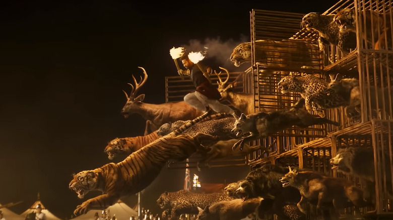 RRR animal breakout scene 