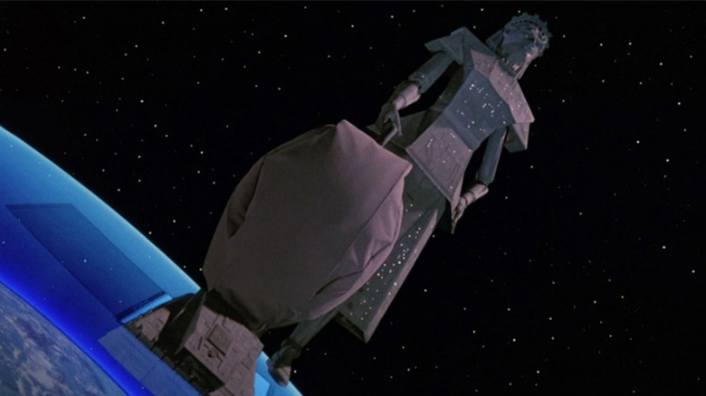 The Spaceball One transformed into Mega Maid in Spaceballs