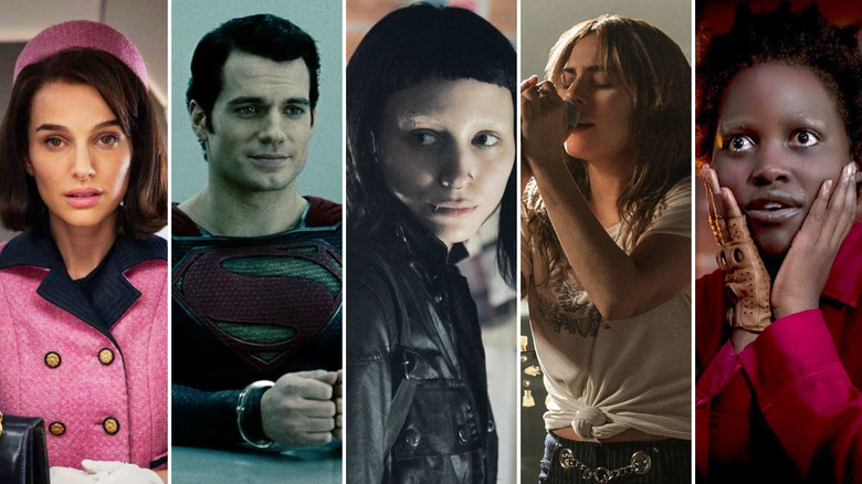 Jackie, Man of Steel, The Girl with the Dragon Tattoo, A Star is Born, Us