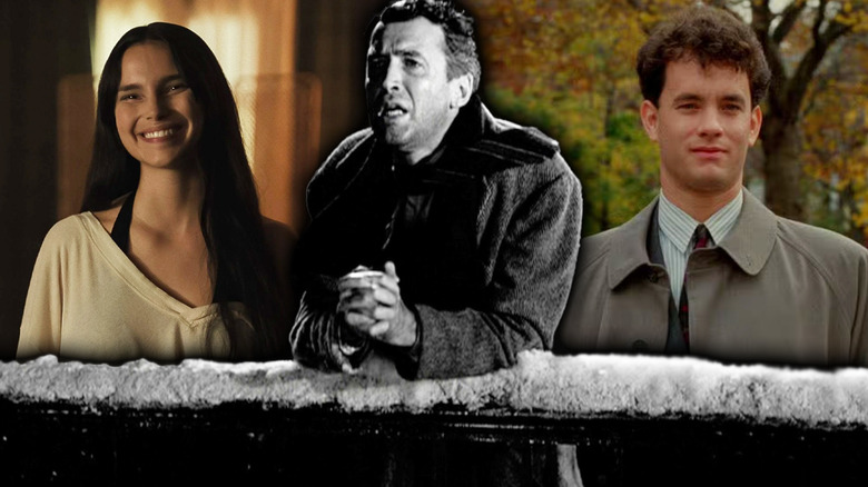 Images from Obsession, It's a Wonderful Life, and Big edited alongside one another.
