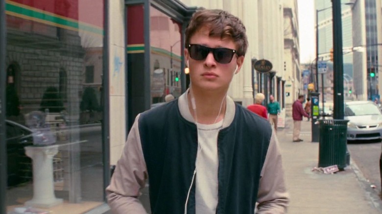 Ansel Elgort as Baby in Baby Driver