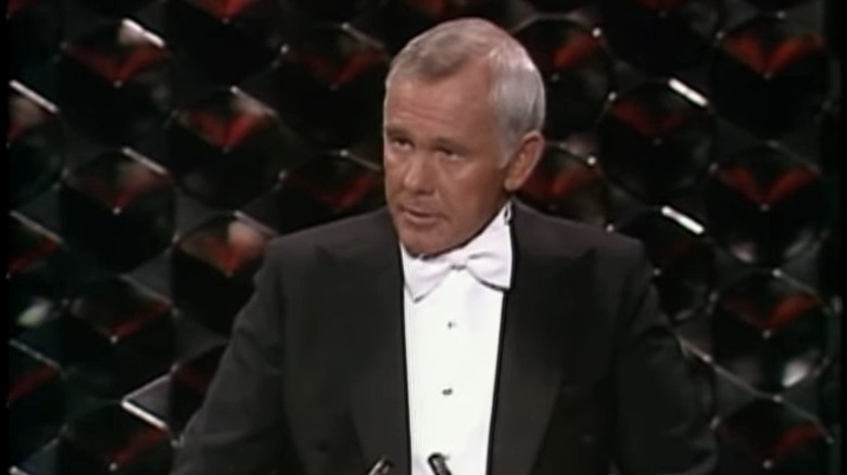 Johnny Carson hosting the 1980 Oscars