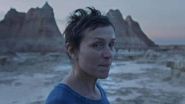 Frances McDormand as Fern in Nomadland.